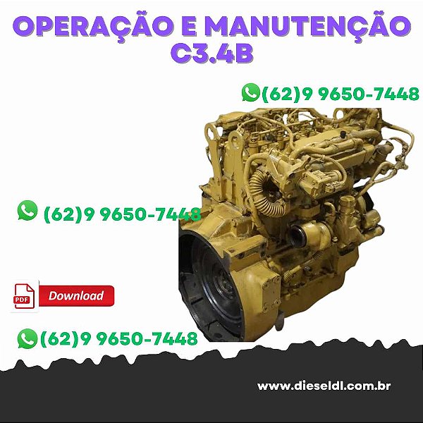 MANUAL DE OPERAÇÃO E MANUTENÇÃO MOTOR C3.4B CATERPILLAR