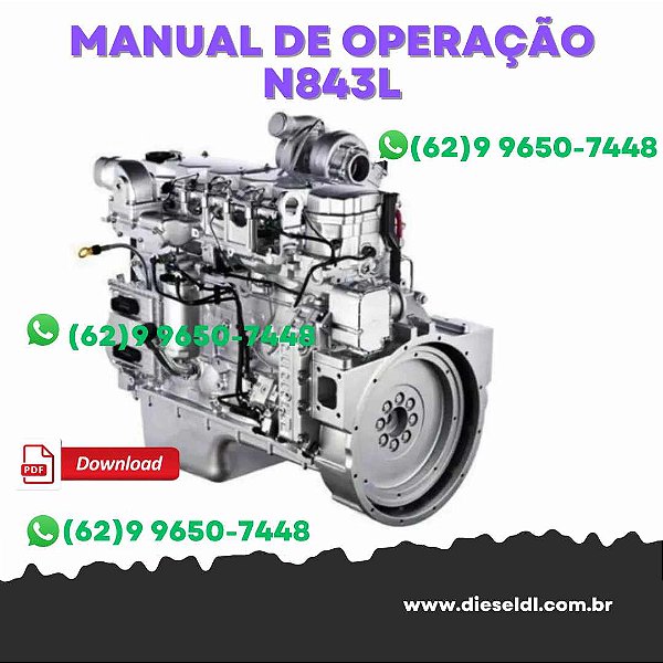 MANUAL DE OPERAÇÃO MOTOR N843 / N843L SHIBAURA