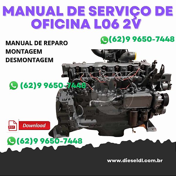MANUAL DE SERVIÇO DE OFICINA  MOTOR   TCD 2012 V2 DEUTZ