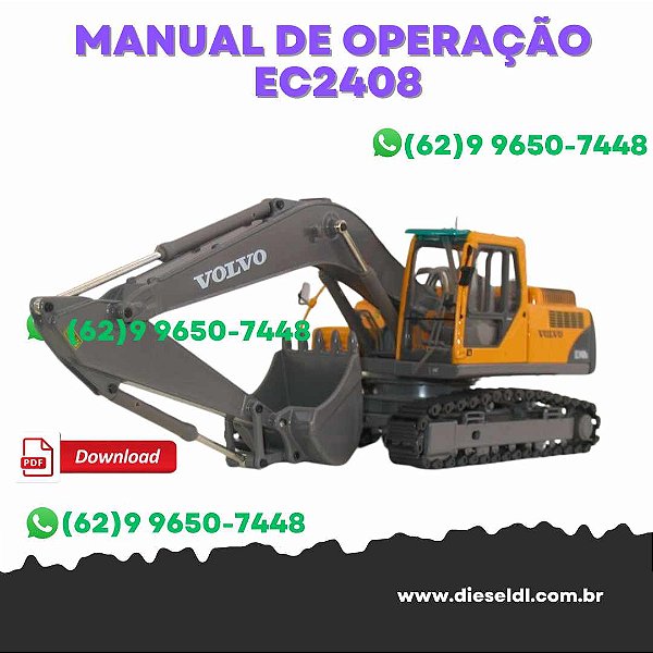 MANUAL DE OPERAÇÃO ESCAVADEIRA EC240B - EC290B   VOLVO