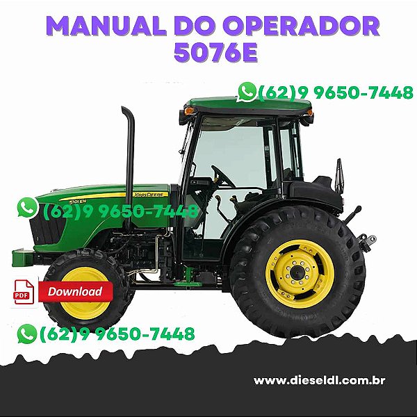 MANUAL DO OPERADOR TRATOR 5076E, 5076EL, 5082E  JOHN DEERE