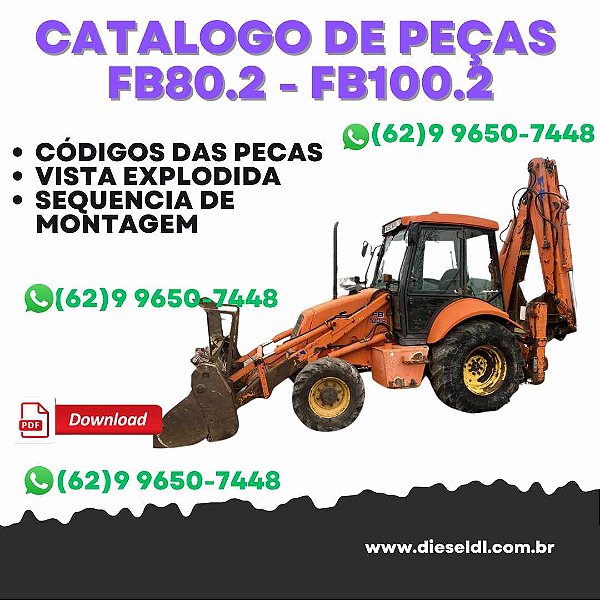 CATÁLOGO DE PEÇAS FB80.2 FB100.2 RETROESCAVADEIRA FIATALLIS