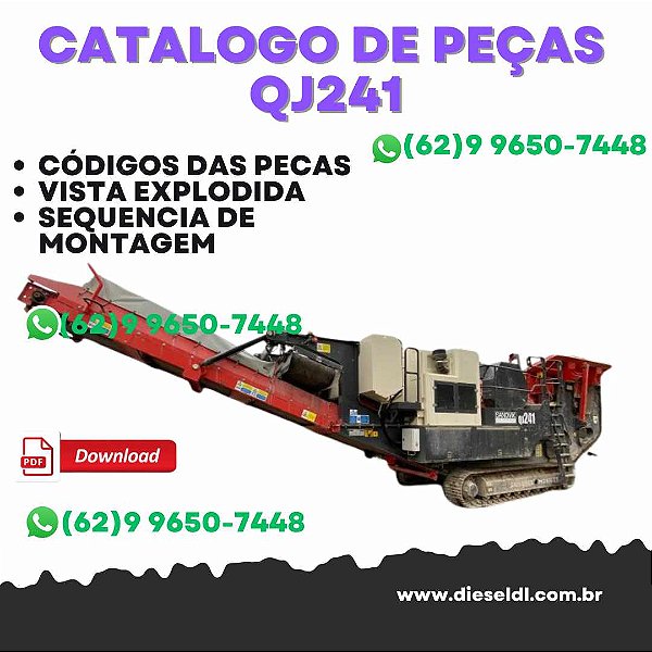 CATÁLOGO DE PEÇAS  BRITADOR QJ241   SANDVIK