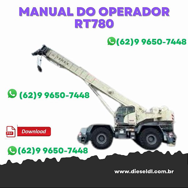 MANUAL DO OPERADOR MANIPULADOR TELESCÓPICO RT780  TEREX