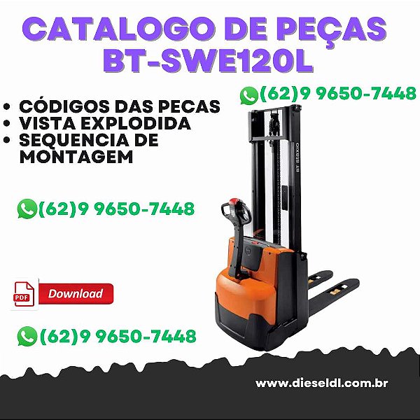 CATÁLOGO DE PEÇAS  EMPILHADEIRA SWE120L, SWE140L, SWE200D  BT