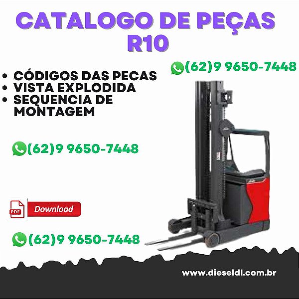 CATÁLOGO DE PEÇAS EMPILHADEIRA R10/12/14/16/20/25  LINDER