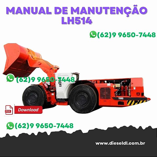 MANUAL DE MANUTENÇÃO CARREGADEIRA LH514   SANDVIK