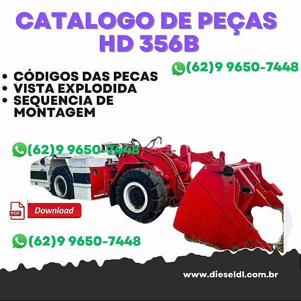 CATÁLOGO DE PEÇAS CARREGADEIRA  DUMPER  HD 356B   WRIGHT