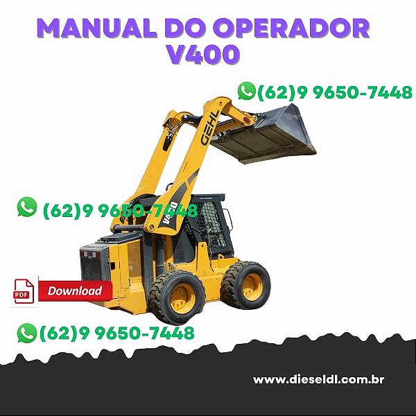 MANUAL DO OPERADOR  MINI CARREGADEIRA V400 - V400 (EU) GEHL