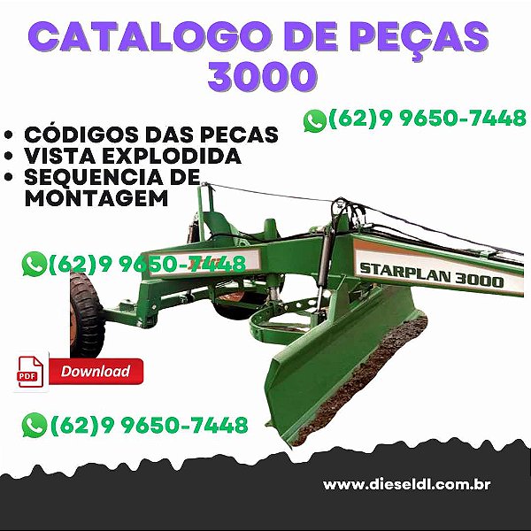 CATÁLOGO DE PEÇAS  NIVELADORA TARPLAN 3000 STARA