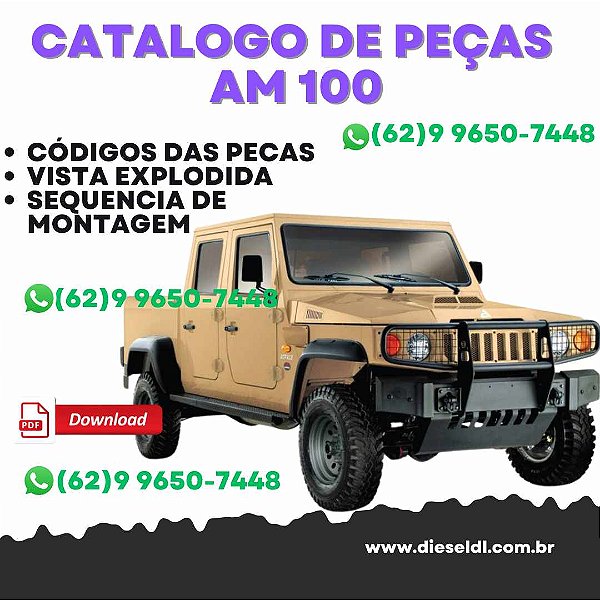 CATÁLOGO DE PEÇAS  UTILITÁRIOS AM 100 - AM 150 - AM 200 - ISF 2.8  AGRALE
