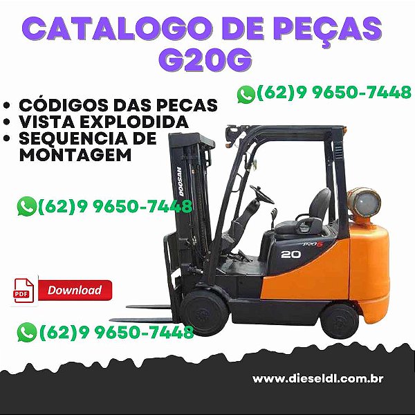 CATÁLOGO DE PEÇAS EMPILHADEIRA G20G/G25G/G30 MMC DOOSAN
