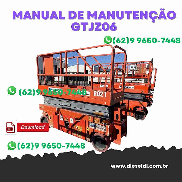 MANUAL DE MANUTENÇAO  ELEVADOR DE PLATAFORMA GTJZ0612E/0612E/2146E  SINOBOOM