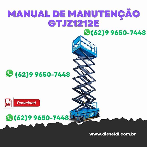 MANUAL DE MANUTENÇAO ELEVADOR PLATAFORMA GTJZ1212E/1212E/4047E SINOBOOM