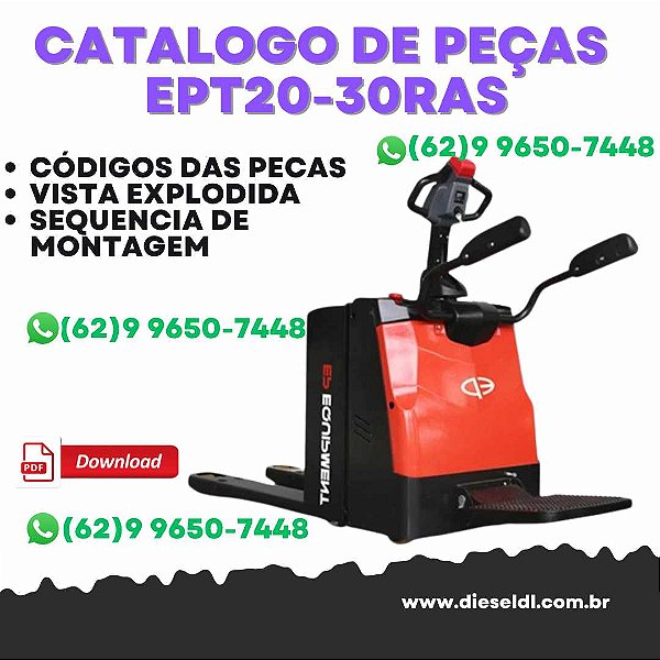 CATÁLOGO DE PEÇAS TRANSPALETEIRA ELETRICA EPT20-30RAS / EPT30-RAS  PALLET