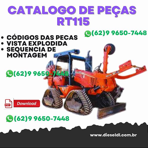 CATÁLOGO DE PEÇAS QUAD  RT115 DITCH WITCH