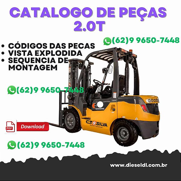 CATÁLOGO DE PEÇAS  EMPILHADEIRA 2,0T – 3,5T Série G  CTS SILVA