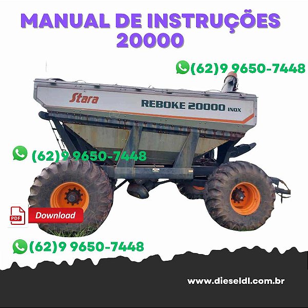 MANUAL DE INSTRUÇÕES REBOKE 20000, 25000 E 30000 INOX STARA