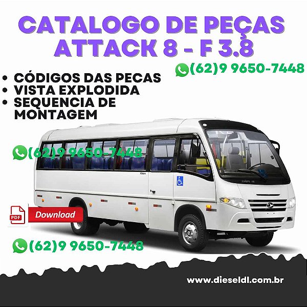 CATÁLOGO DE PEÇAS  ATTACK 8 - F 3.8 - EURO VI  AGRALE