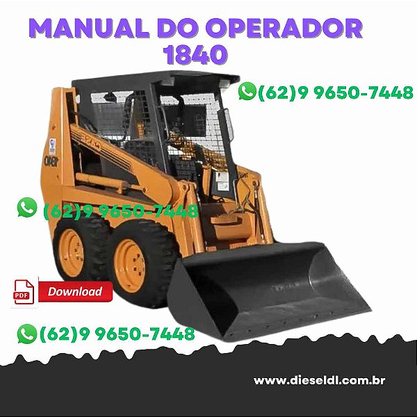 MANUAL DO OPERADOR MINI ESCAVADEIRA  1840  CASE