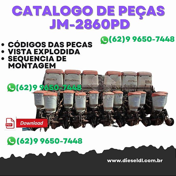 CATÁLOGO DE PEÇAS  PLANTADEIRA JM-2860PD MG ENXUTA  JUMIL