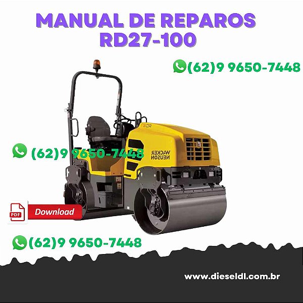 MANUAL DE REPAROS  ROLO RD27-100 / RD27-120 WACKER NEUSON