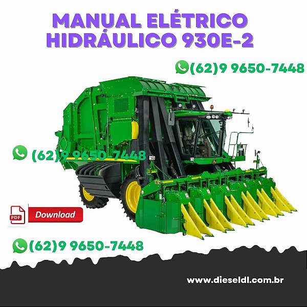 MANUAL ELÉTRICO HIDRÁULICO  COLHEDORA DE ALGODÃO  CP690 JOHN DEERE