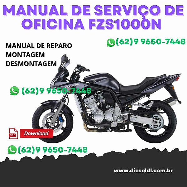 MANUAL DE SERVIÇO DE OFICINA YAMAHA FZS1000N / FZS1000NC