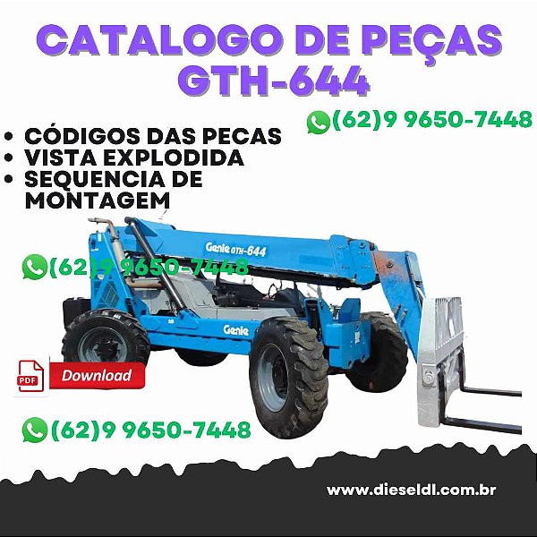 CATÁLOGO DE PEÇAS MANIPULADOR TELESCÓPICO GTH-644/ GTH-842 / GTH-844 GENIE