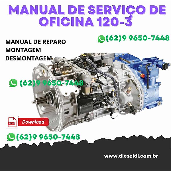 MANUAL DE SERVIÇO DE OFICINA  VOITH  RETARDER 120-3