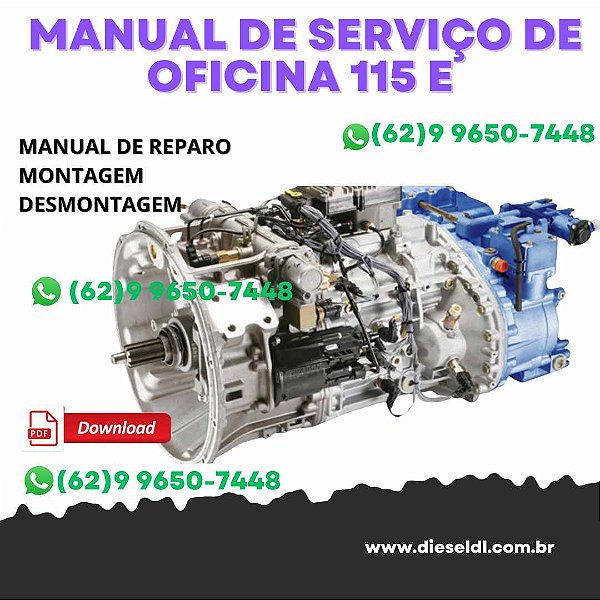 MANUAL DE SERVIÇO DE OFICINA  VOITH  RETARDER 115 E