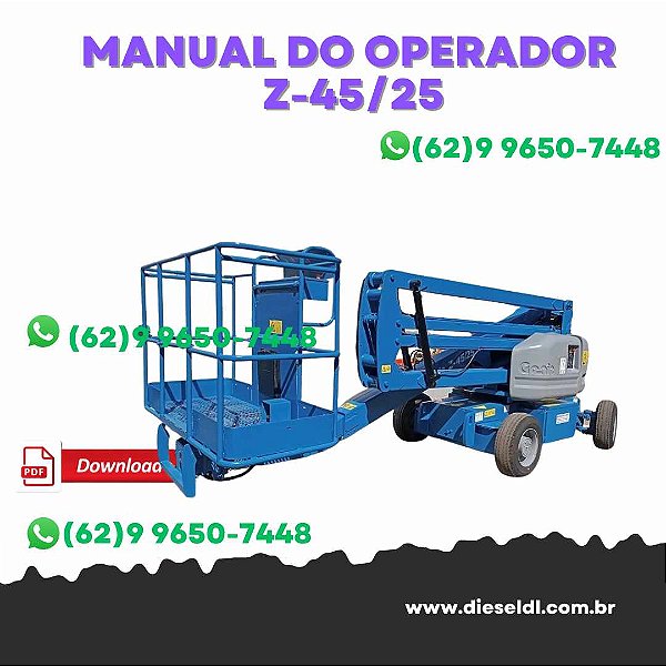 MANUAL DO OPERADOR  PLATAFORMA Z-45/25 - Z-45/25J GENIE