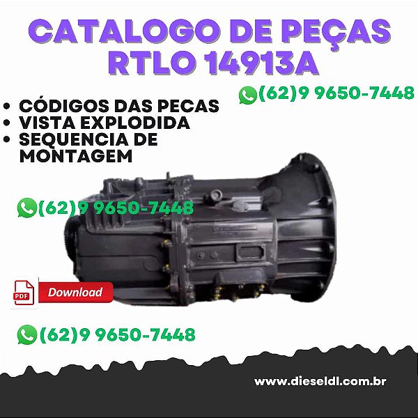 CATÁLOGO DE PEÇAS TRANSMISSÃO EATON RTLO 14913A