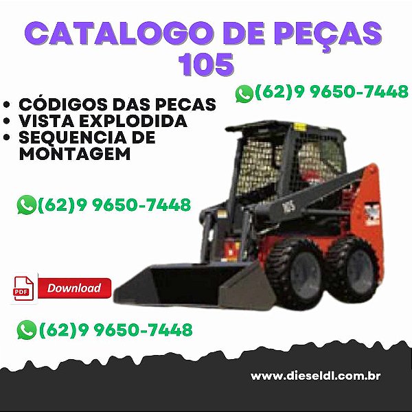 CATÁLOGO DE PEÇAS MINI CARREGADEIRA 105 THOMAS