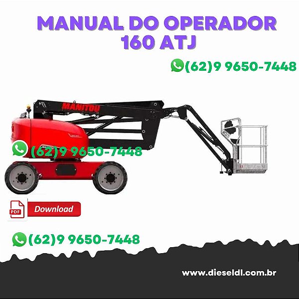 MANUAL DO OPERADOR PLATAFORMA160 ATJ / 180 ATJ  MANITOU