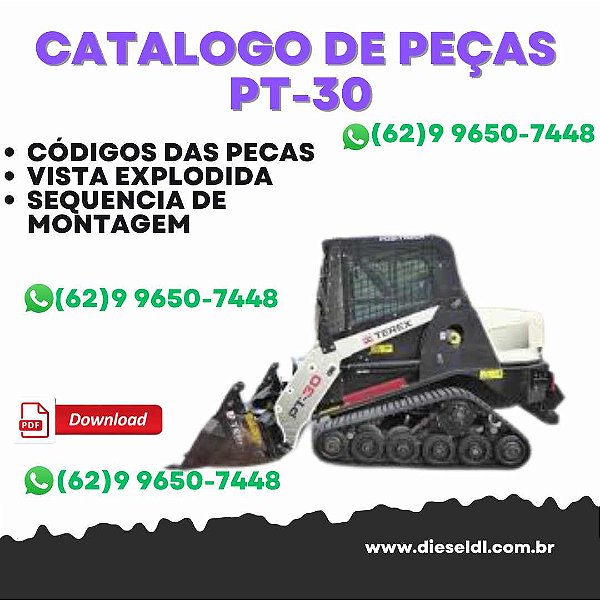 CATÁLOGO DE PEÇAS  MINI CARREGADEIRA PT-30 TEREX