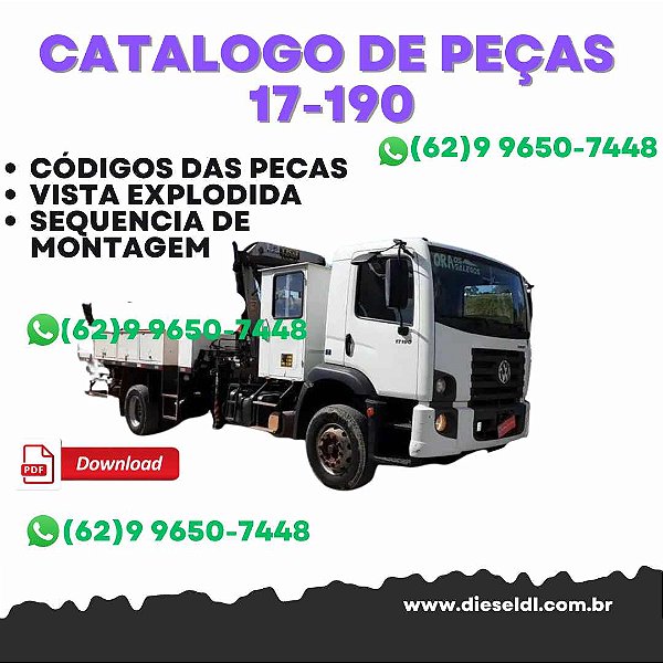 CATÁLOGO DE PEÇAS  CAMINHÃO 17-190 ADVANTECH VOLKSWAGEN