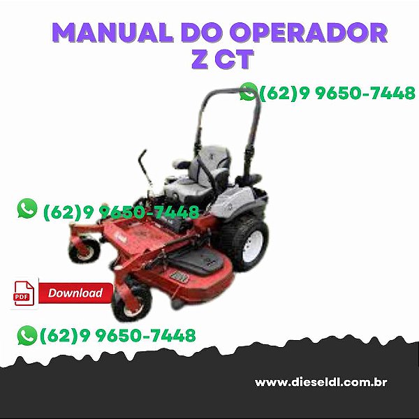 MANUAL DO OPERADOR  CORTADOR LAZER Z CT EXMARK