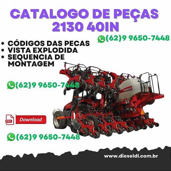 CATALOGO DE PEÇAS 2130 STACKER PLANTADEIRA 12 ROW 40IN SPACING