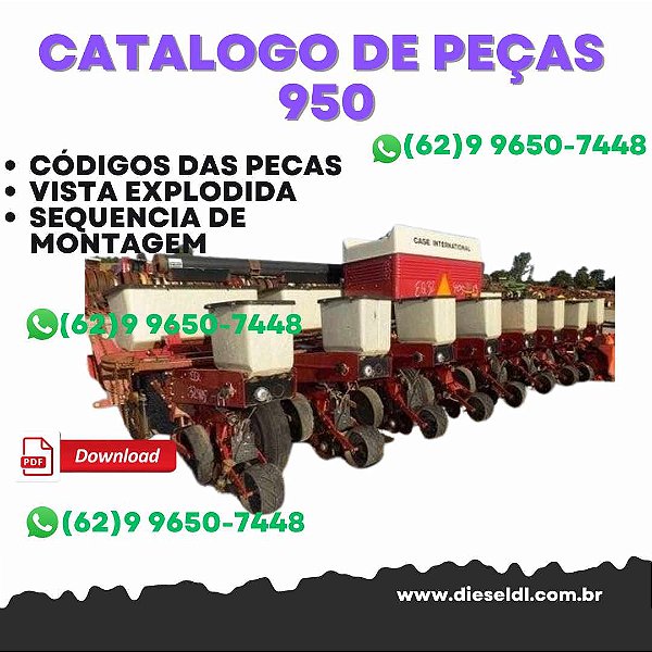 CATALOGO DE PEÇAS 950 PLANTADEIRA REBOCADA CASE IH
