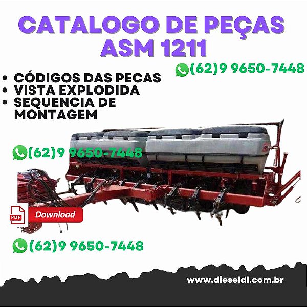 CATALOGO DE PEÇAS PLANTADEIRA ASM1211 CASE IH