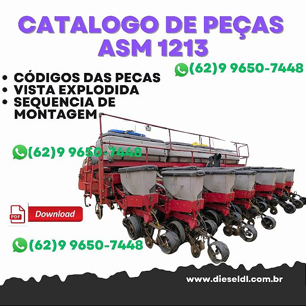 CATALOGO DE PEÇAS ASM1213 PLANTADEIRA CASE IH