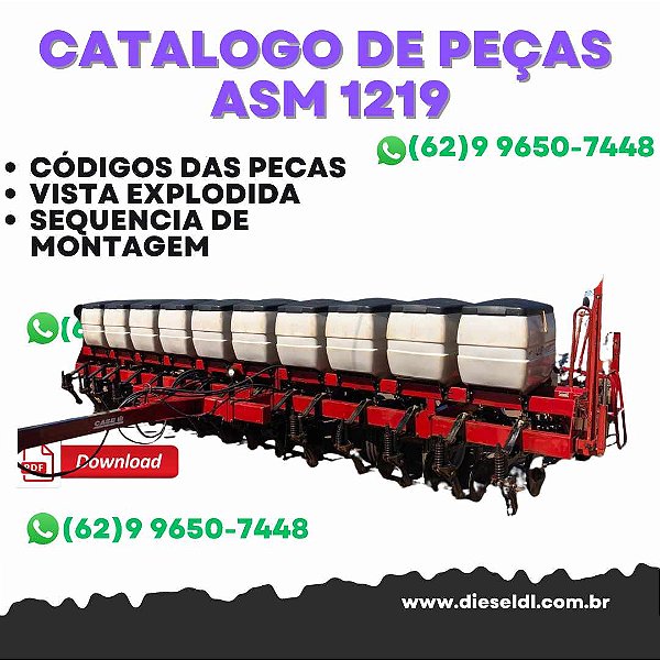 CATALOGO DE PEÇAS ASM1219 PLANTADEIRA CASE IH