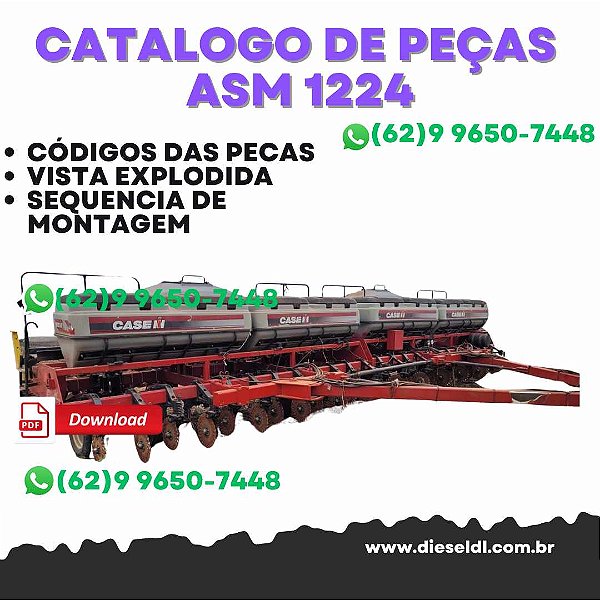 CATALOGO DE PEÇAS ASM1224 PLANTADEIRA CASE IH
