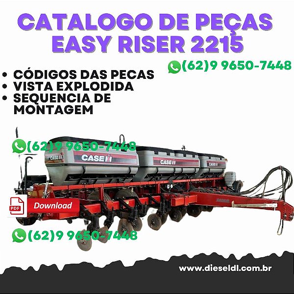 CATALOGO DE PEÇAS EASY RISER 2215 PLANTADEIRA  CASE IH