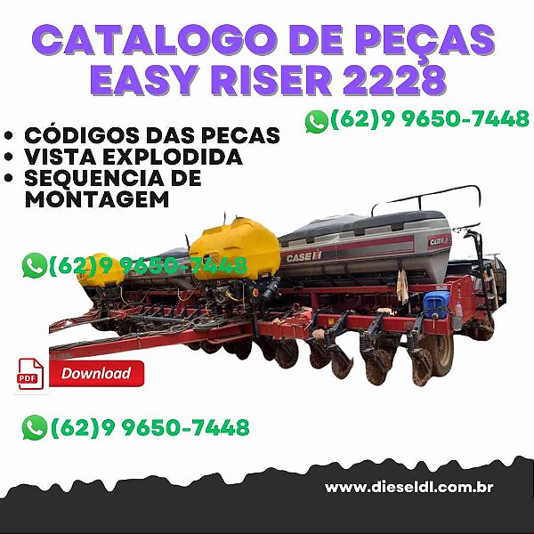 CATALOGO DE PEÇAS EASY RISER 2228 PLANTADEIRA  CASE IH