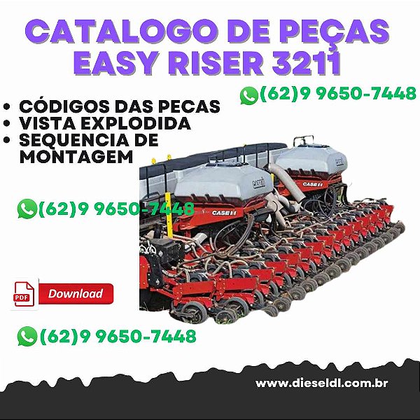 CATALOGO DE PEÇAS EASY RISER 3211 PLANTADEIRA CASE IH