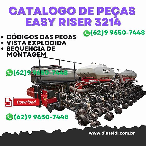 CATALOGO DE PEÇAS EASY RISER  3214 PLANTADEIRA ESP 50CM CASE IH