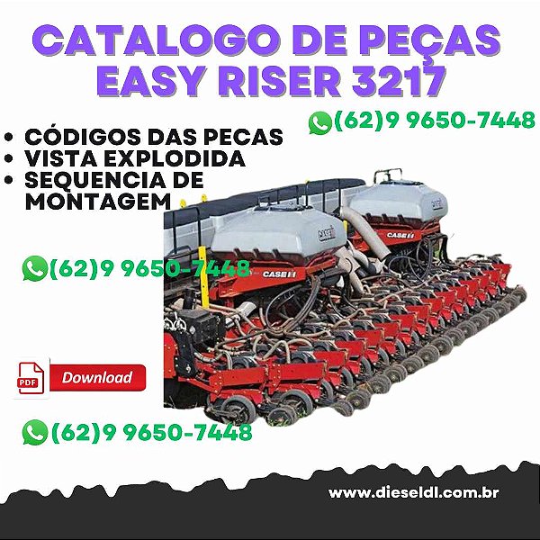 CATALOGO DE PEÇAS EASY RISER  3217 PLANTADEIRA  CASE IH