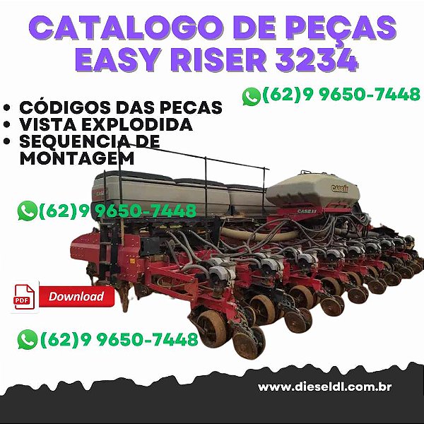 CATALOGO DE PEÇAS EASY RISER  3234 PLANTADEIRA ESP 45CM CASE IH